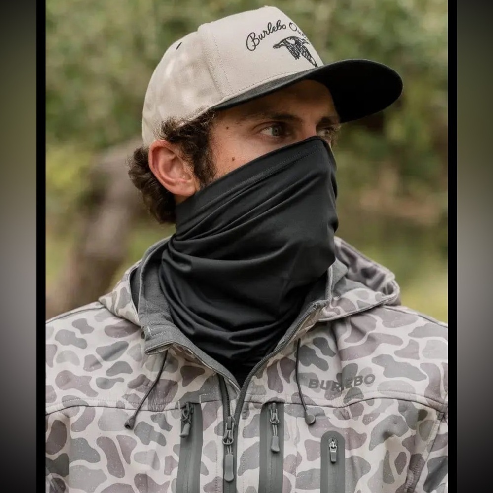 Burlebo Men's Neck Gaiter - Gun Metal Grey